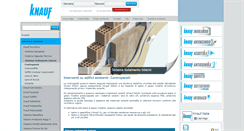 Desktop Screenshot of pareti-knauf.it